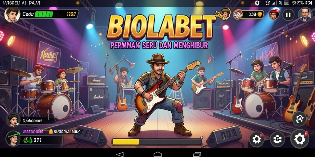 Tampilan gameplay BIOLABET yang penuh warna dan menyenangkan.