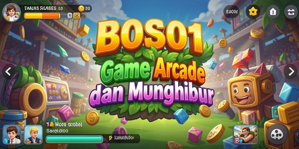 Tangkapan layar menunjukkan gameplay intens dan grafik menarik di BOS01.