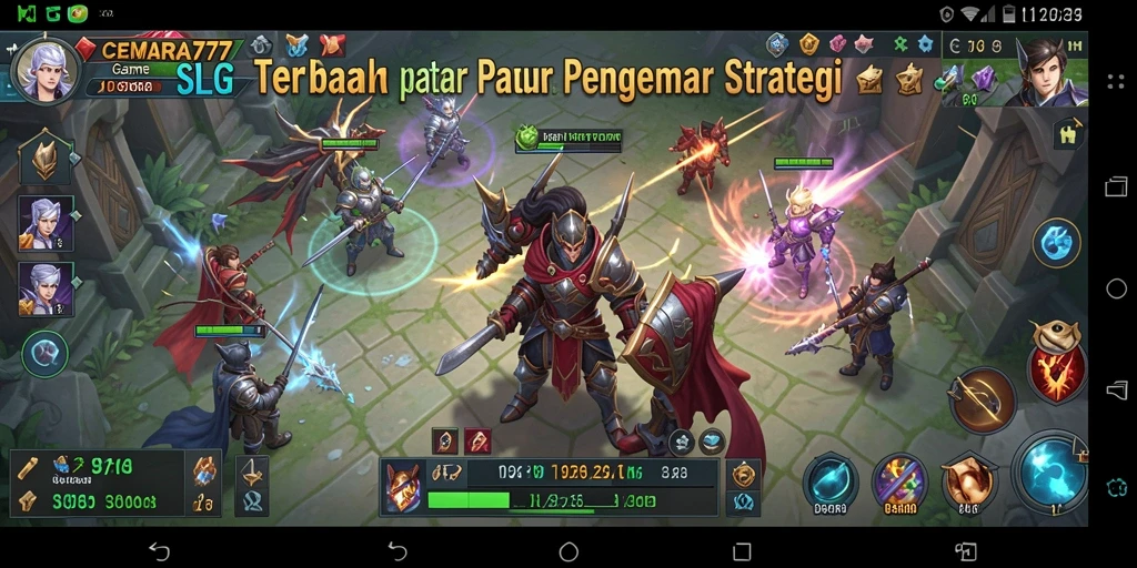 Tampilan gameplay CEMARA777 yang epik dan strategis.