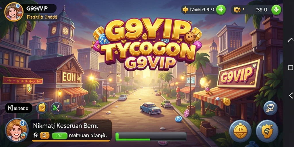 Tangkapan layar dari gameplay Tycoon G9VIP yang mengasyikkan.