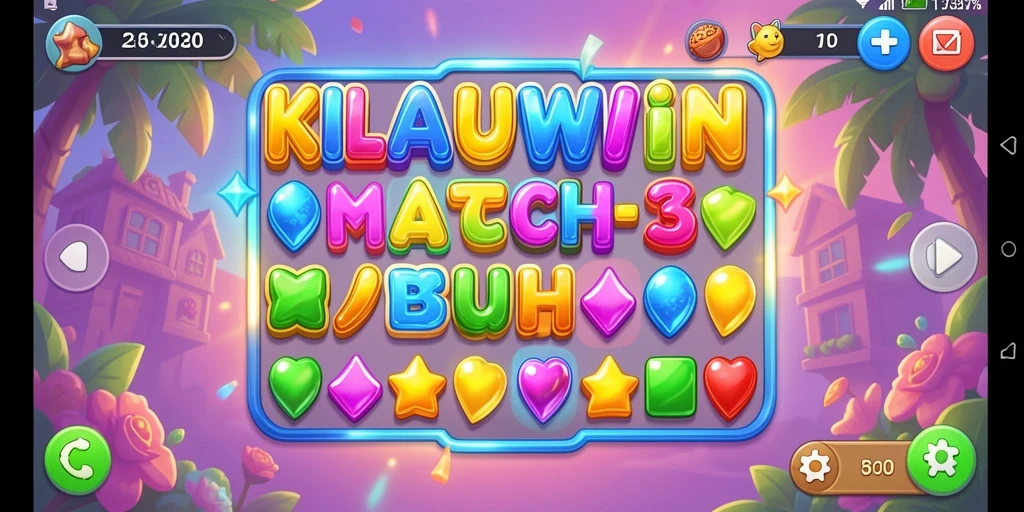 Screenshot gameplay KILAUWIN menunjukkan keseruan dalam mencocokkan item.