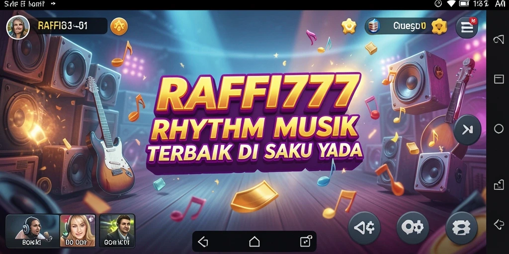 Tampilan menarik dari gameplay aplikasi musik RAFFI777.