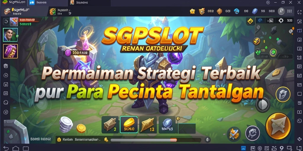 Tampilan gameplay strategi yang menegangkan dan penuh aksi.