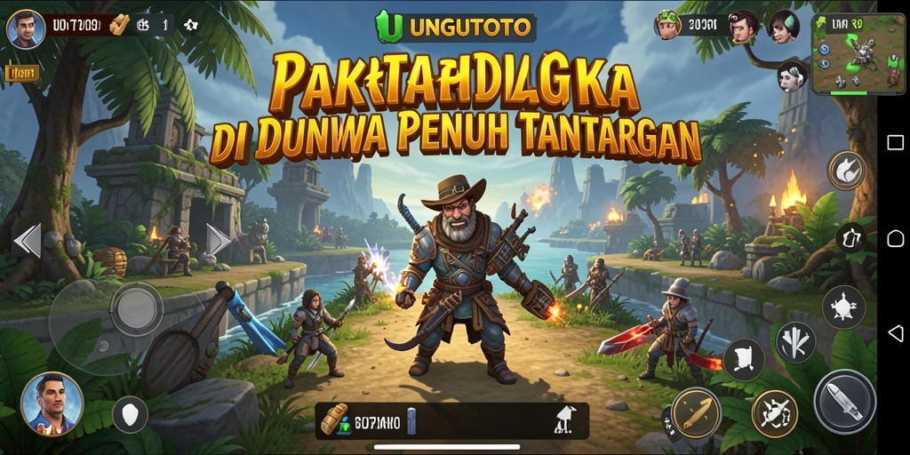 Gameplay petualangan mendebarkan dalam UNGUTOTO yang penuh dengan tantangan.